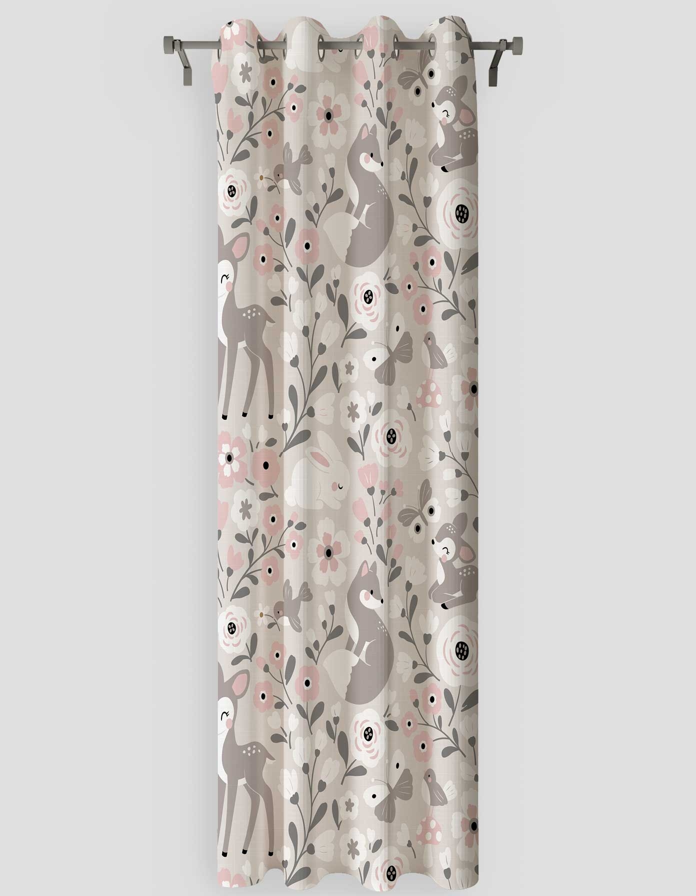 Ready-Made Printed Curtain (Grommet) _ Code _127