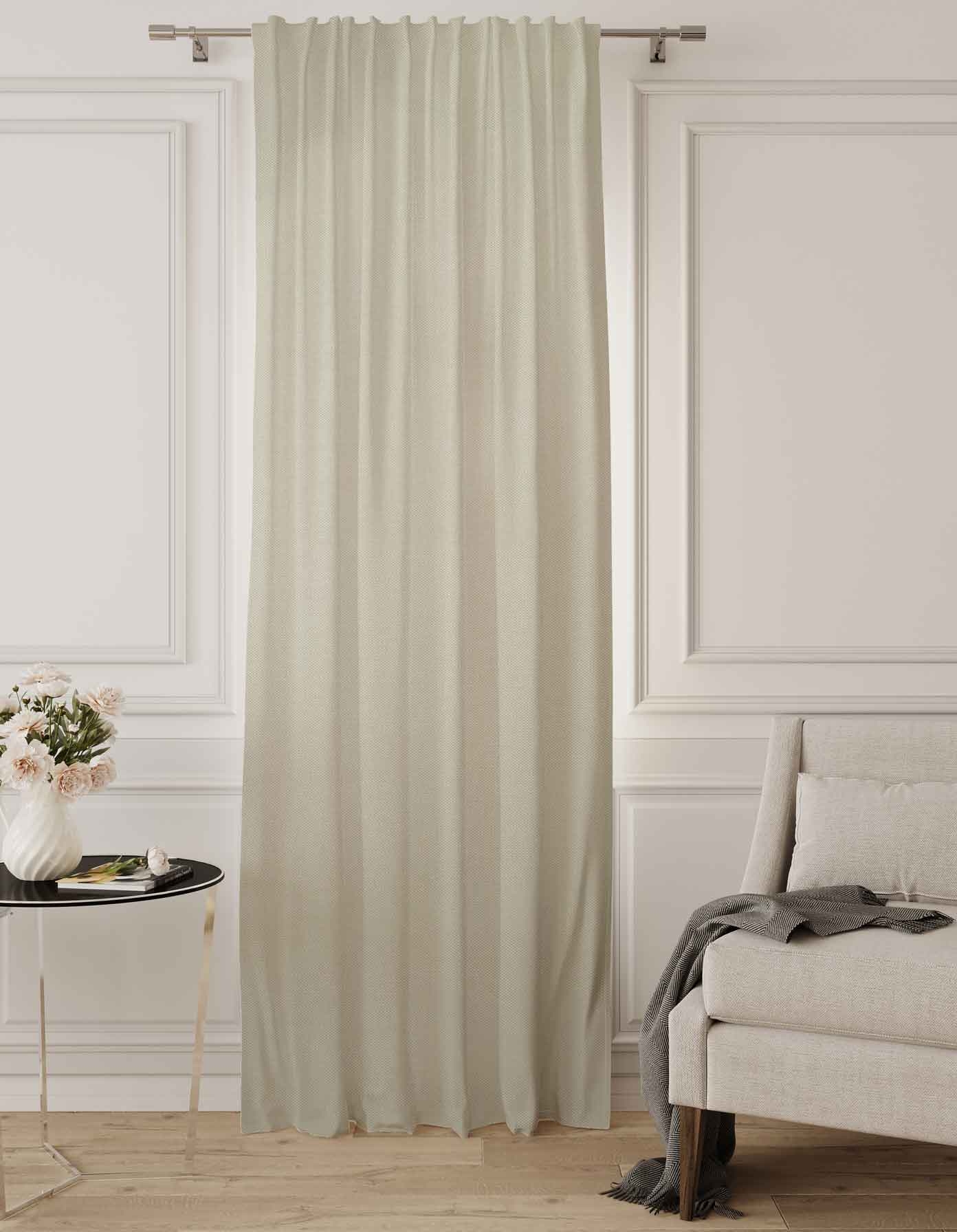 ستارة لوسيان - أوف وايت - قطعة واحده - بشريط تعليق علوي