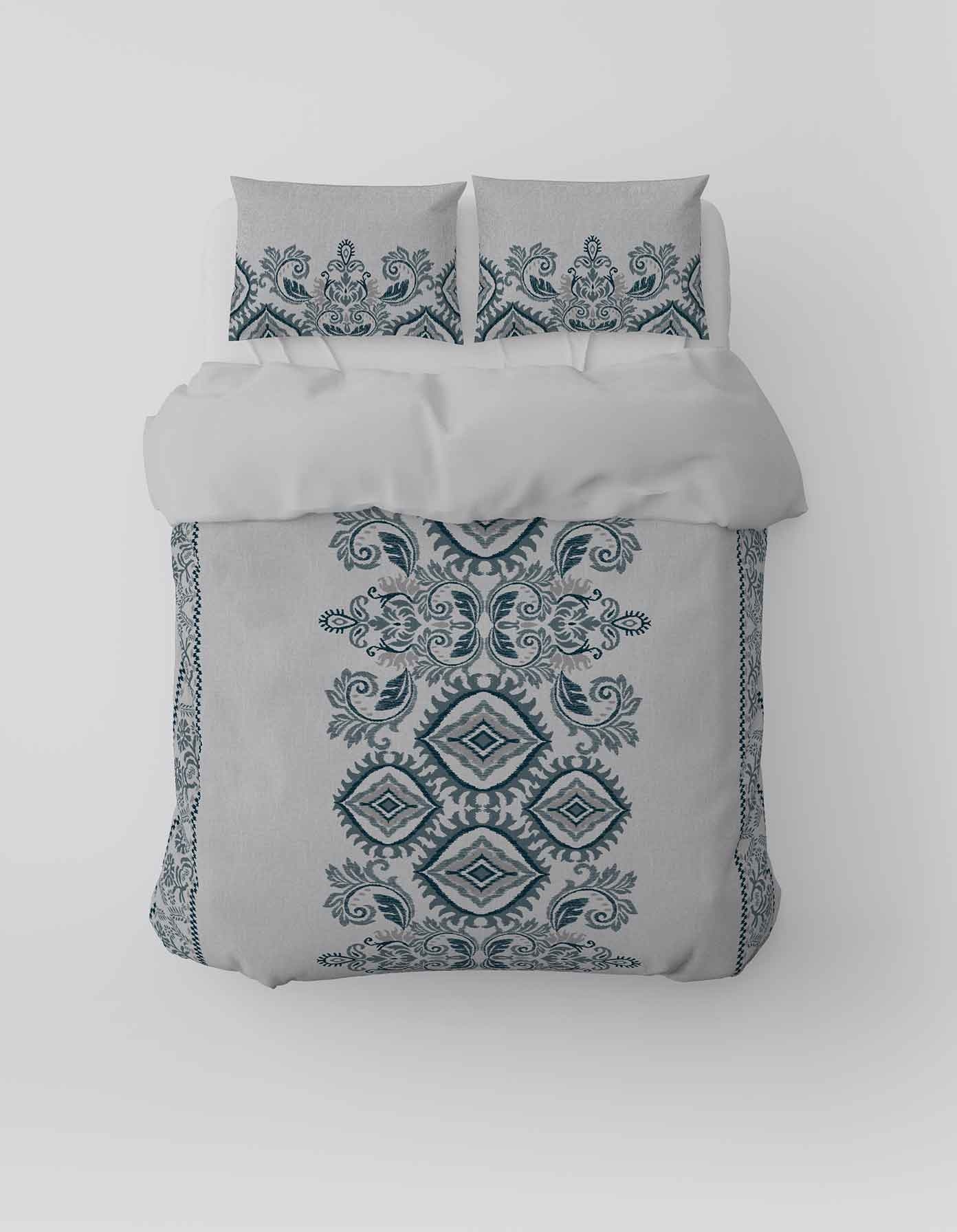 Printed Comforter Set King Size - Code 98-  Size 240x 220 cm