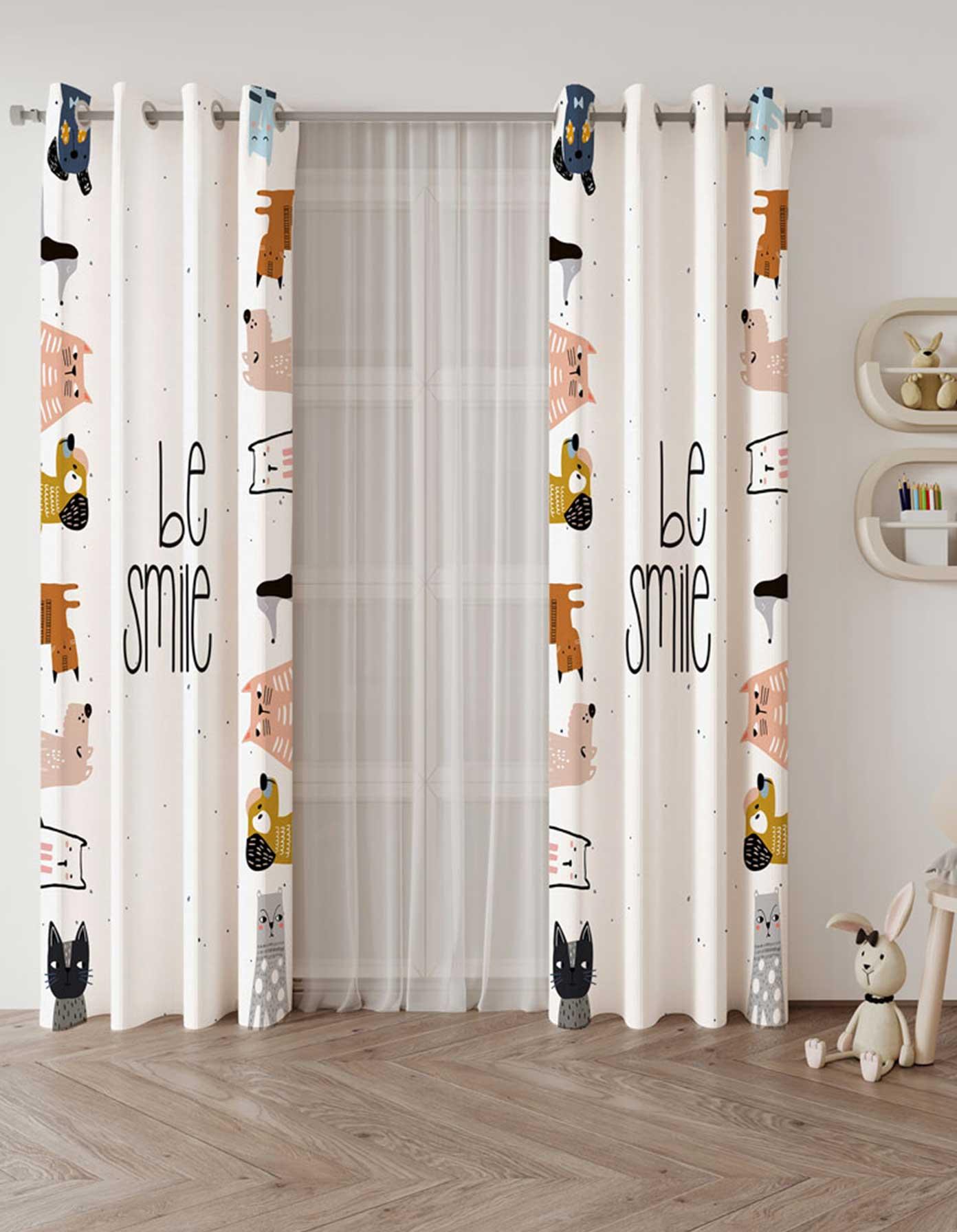 Ready-Made Printed Curtain (Grommet) _ Code 111