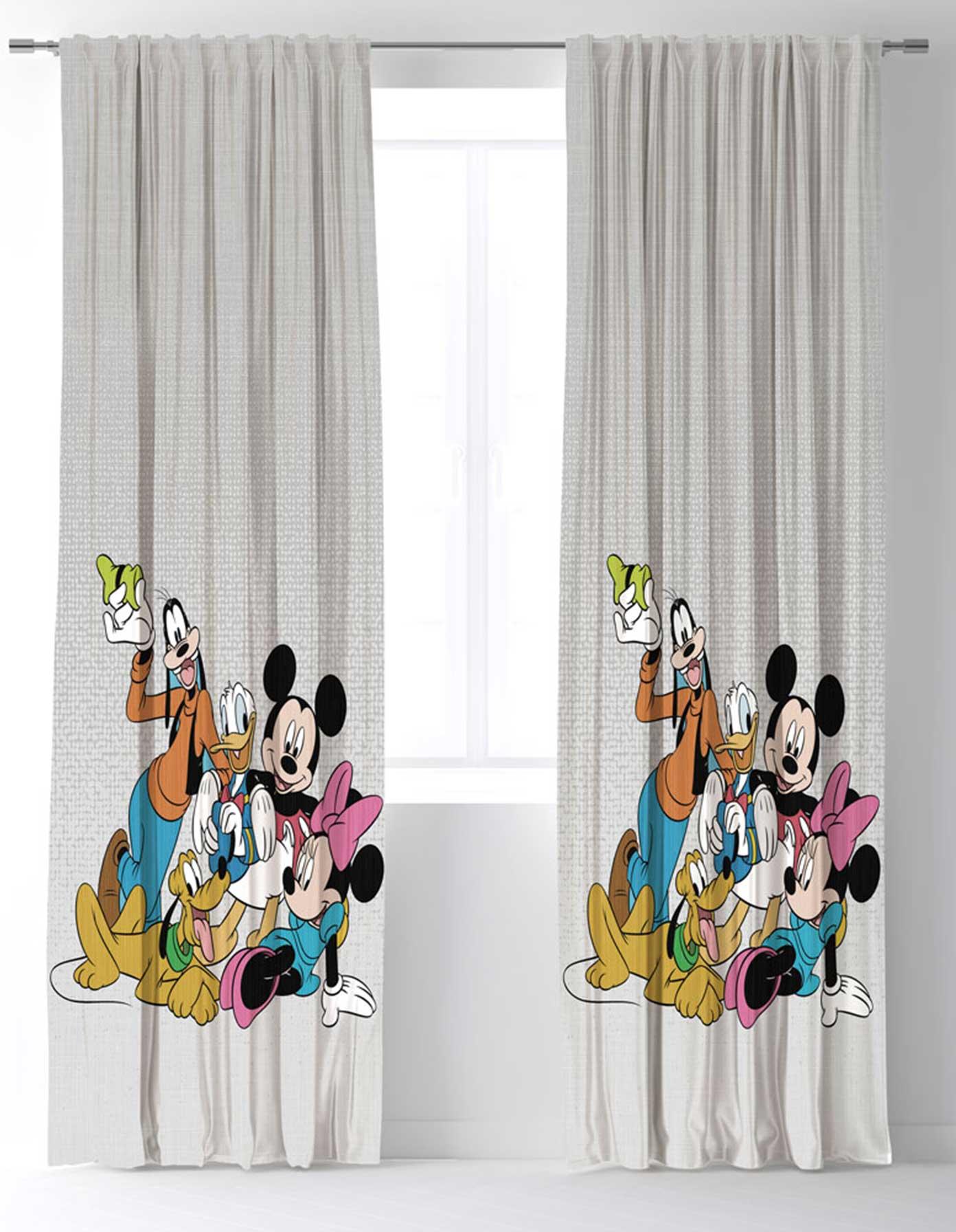 Ready-Made Printed Curtain (Back Tape) _ Code 104