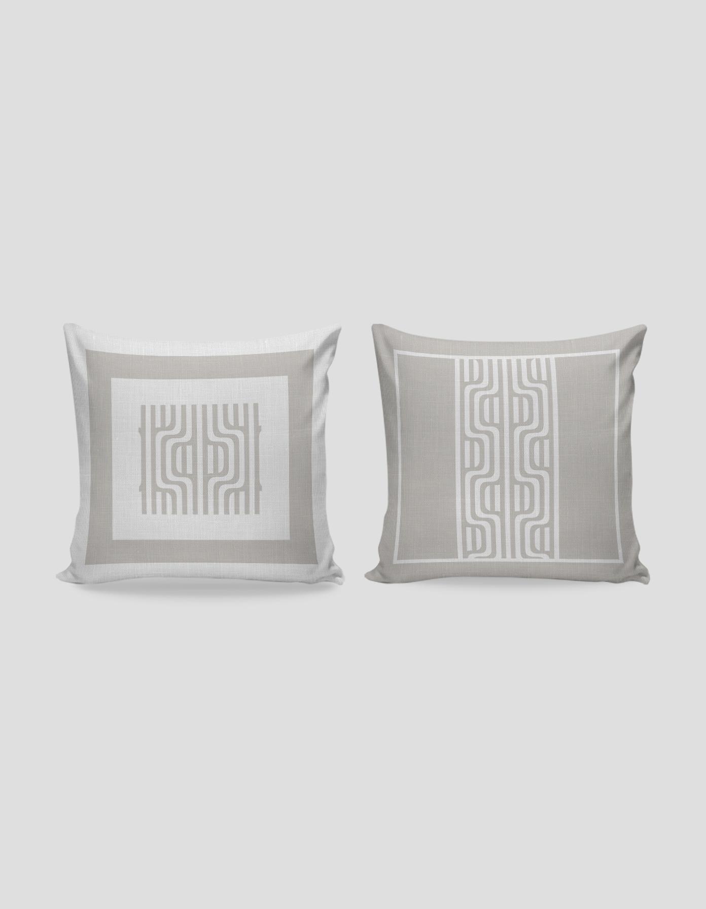 Printed Cushion  Set of 2 piece - Code847 - Size45x45cm