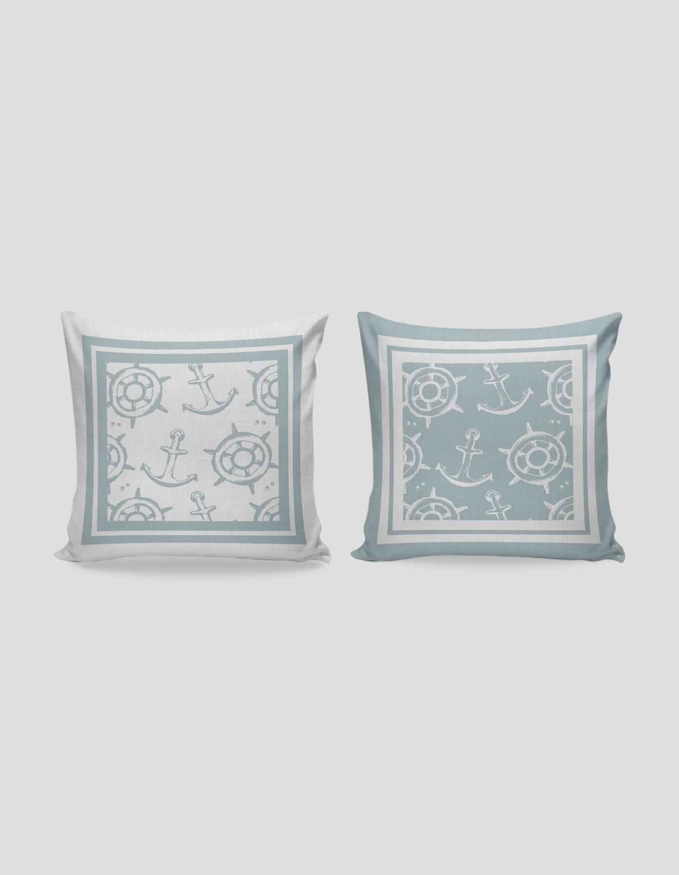 طقم 2 كوشنر مطبوع -كود 850 المقاس 45x45سم