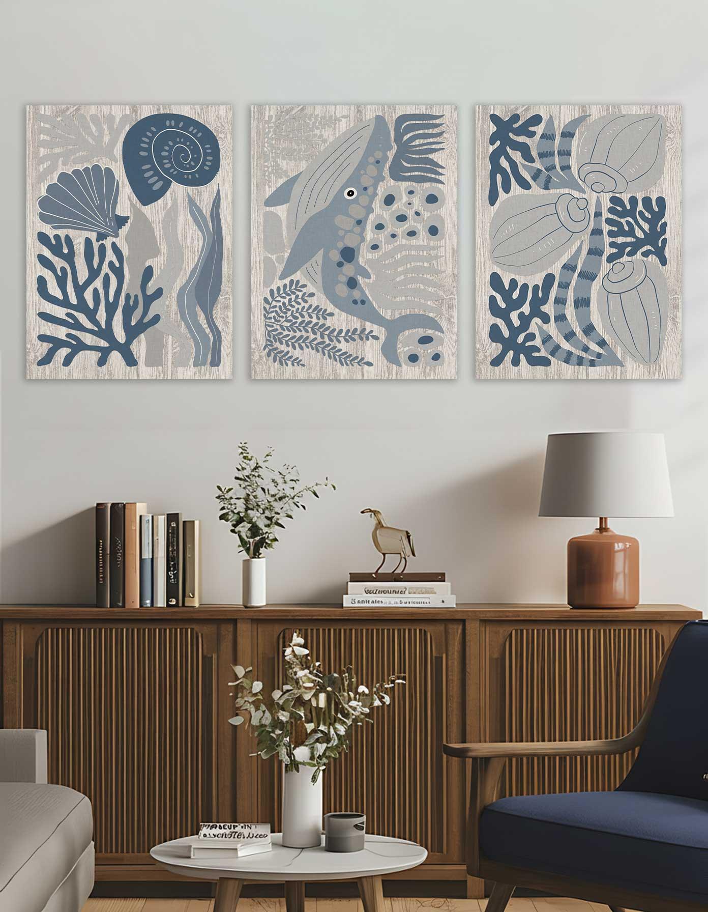 ABSTRACT WALL ART SET – 3014