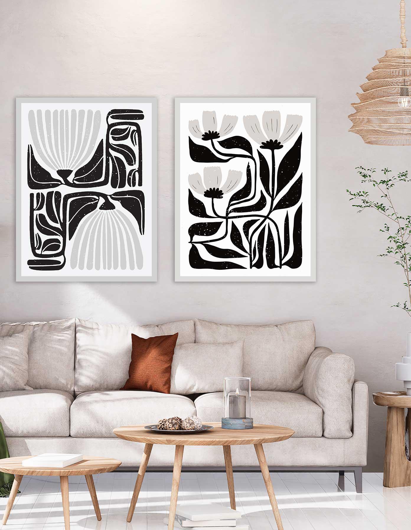 ABSTRACT WALL ART SET –2002