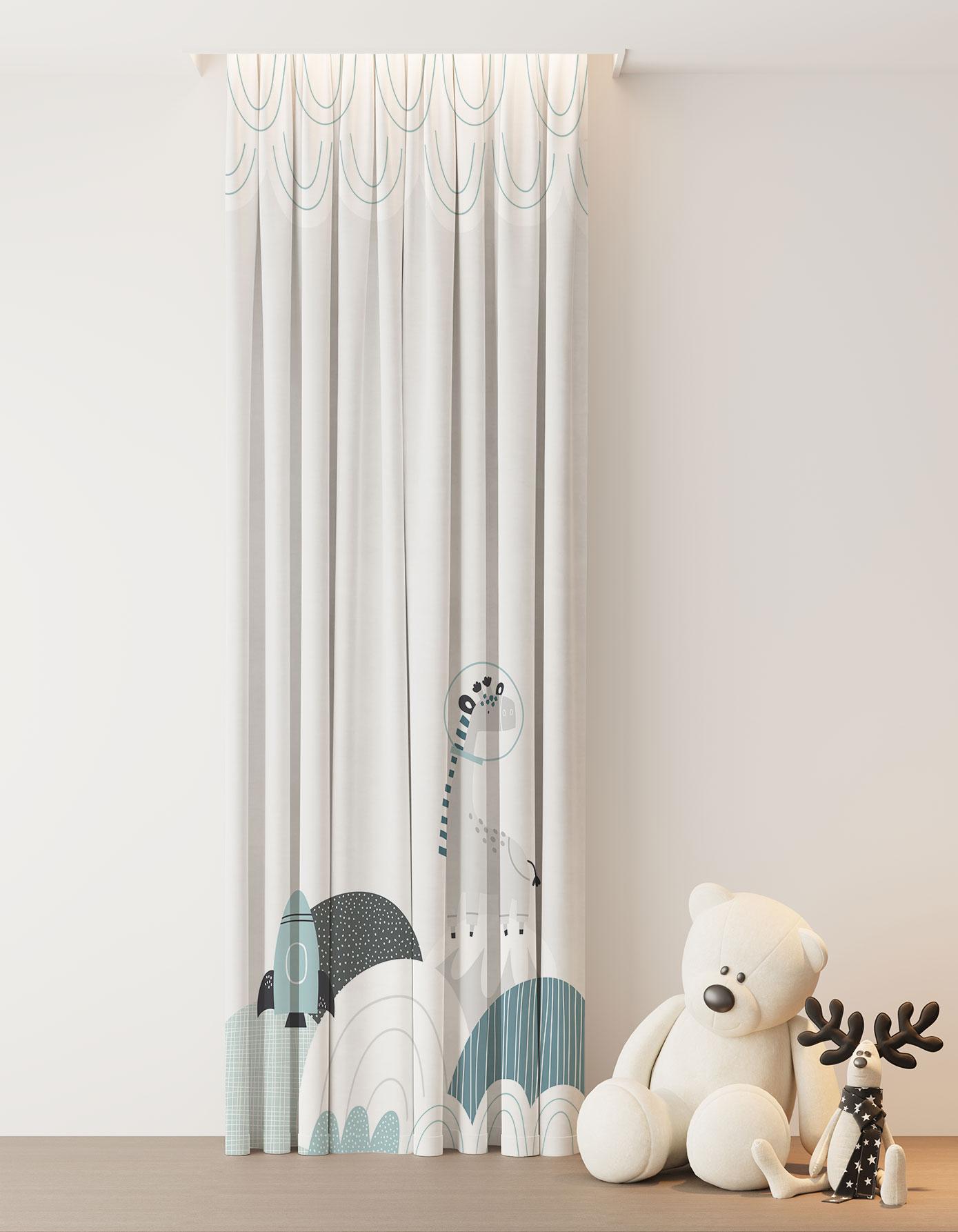 KIDS PRINTED CURTAIN - 56