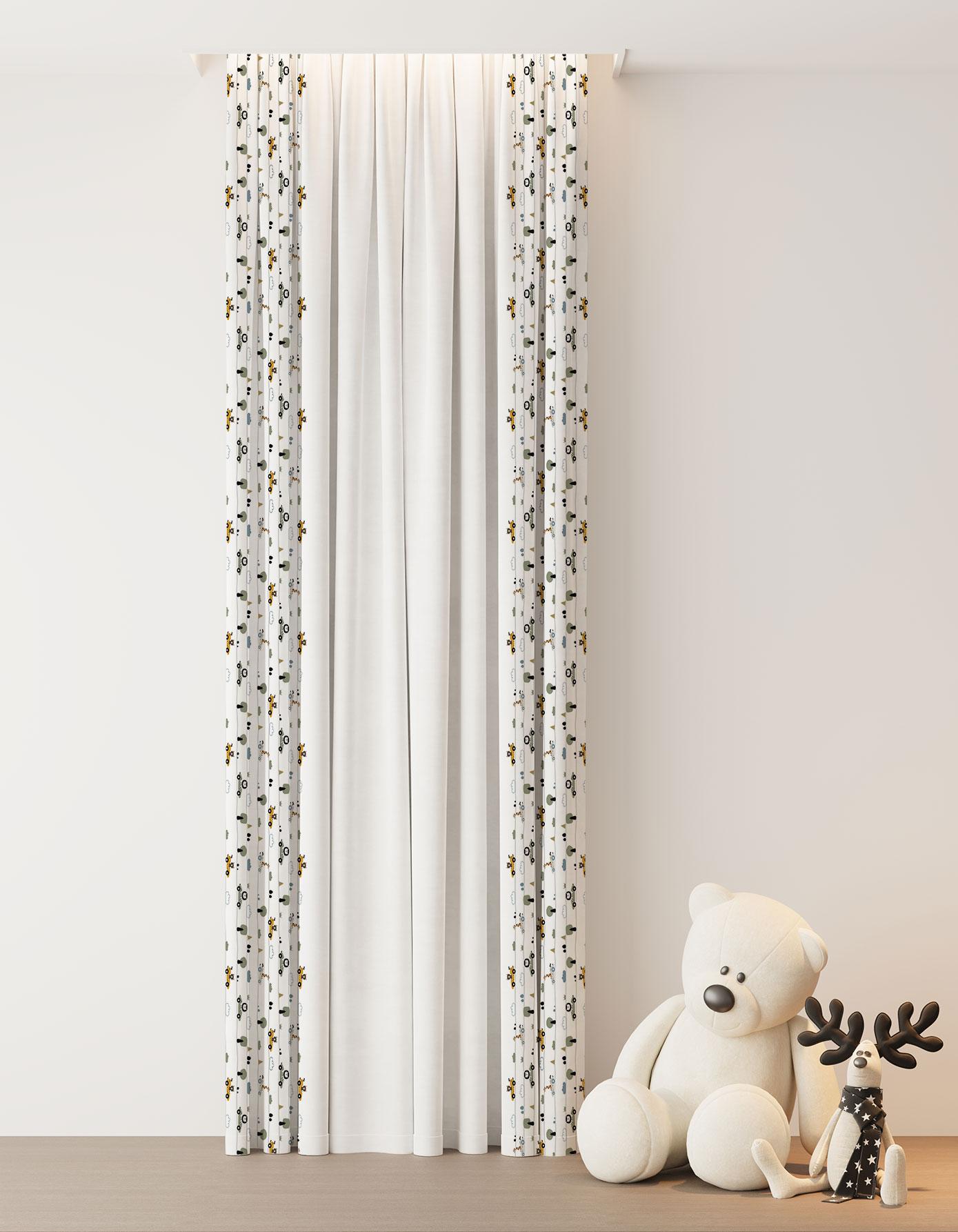 KIDS PRINTED CURTAIN - 50