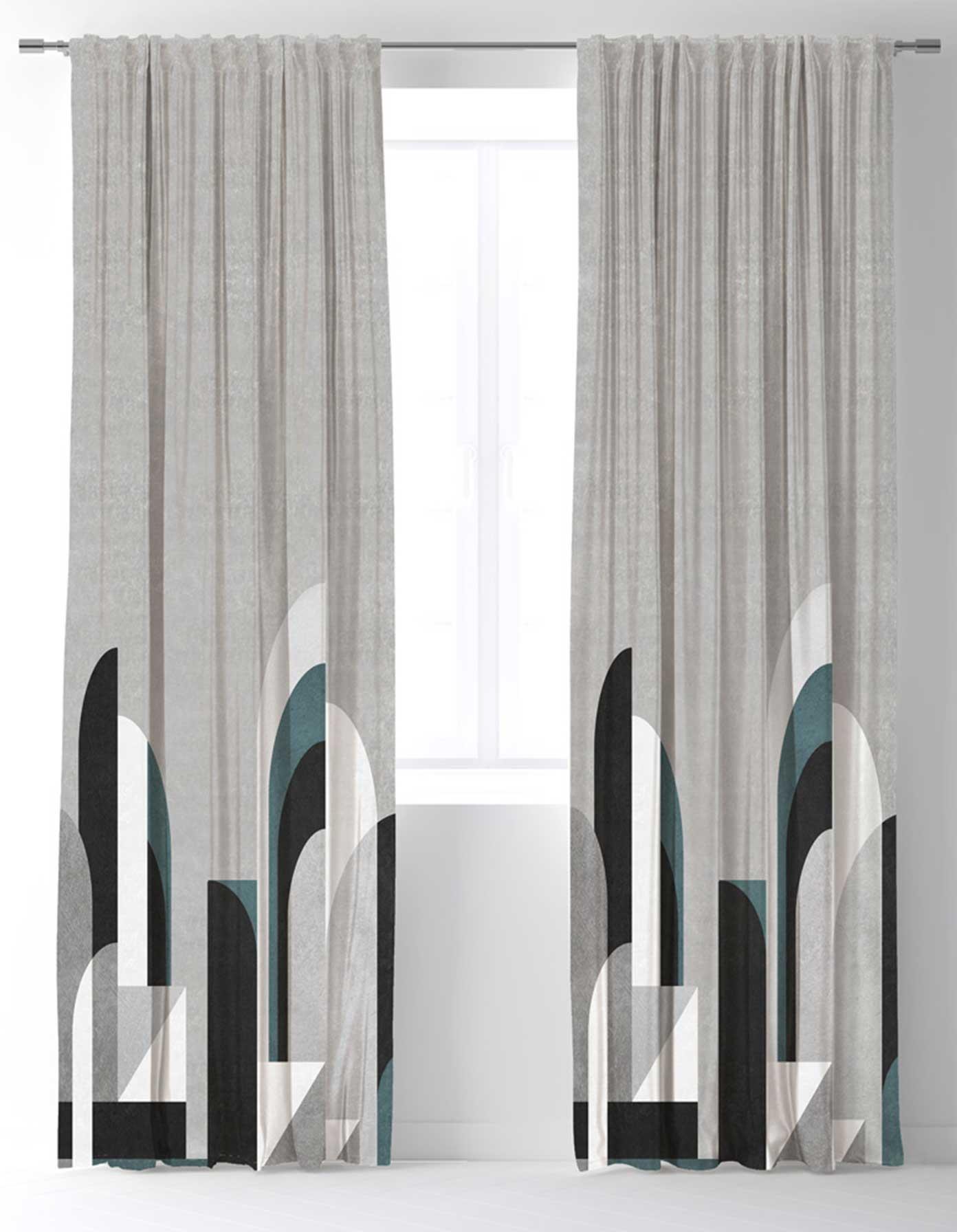 Printed Curtain - 132