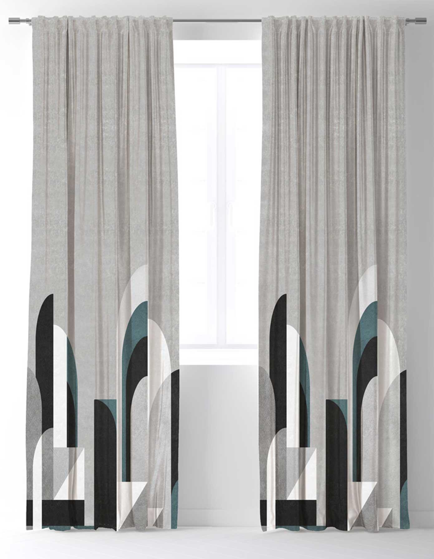 Ready-Made Printed Curtain _ Code 132