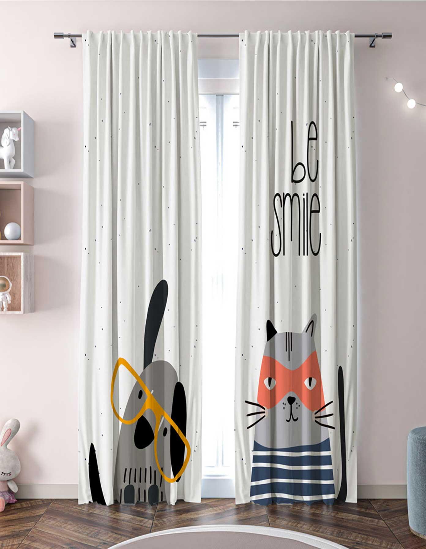 Ready-Made Printed Curtain (Back Tape) _ Code 89