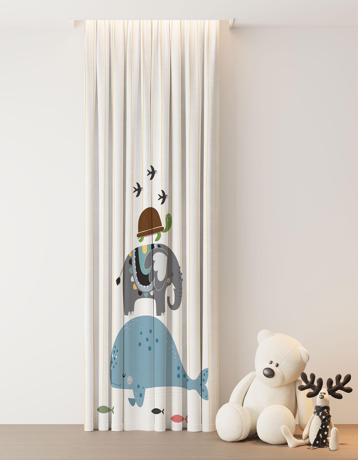 KIDS PRINTED CURTAIN - 51