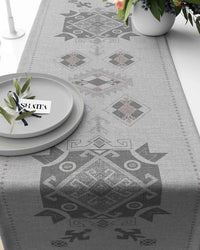 مفرش طاولة | قماش فاخر 170×40 سم كود 234 — - 1