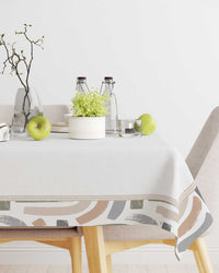 Fabric Table Cloth 00303 — Elegant Printed Design 135×250 cm - 1