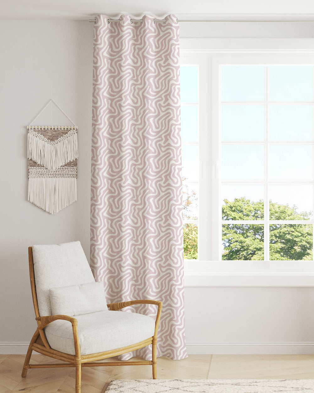 Printed Curtain 355 — Decorative Ready-Made Window Curtain