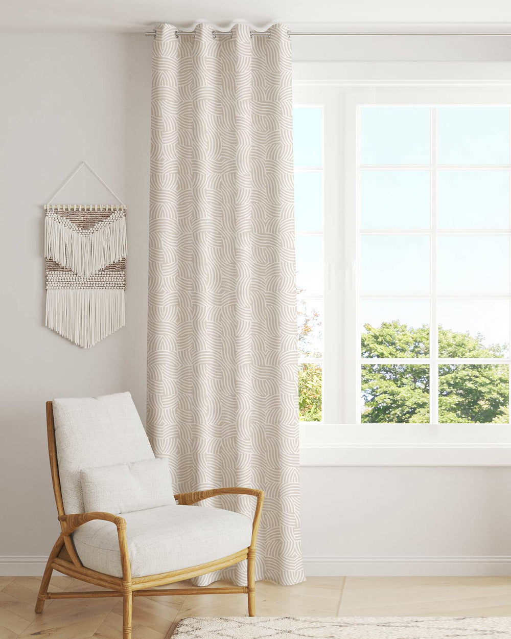 Printed Curtain 368 — Decorative Ready-Made Window Curtain