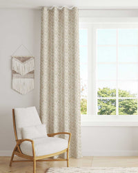Printed Curtain 421 — Decorative Ready-Made Window Curtain - 1