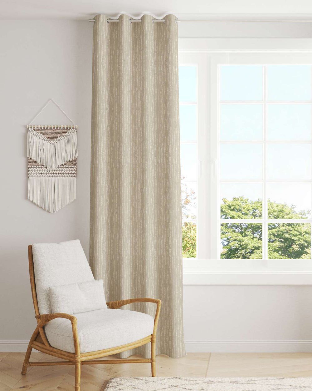Printed Curtain 429 — Decorative Ready-Made Window Curtain