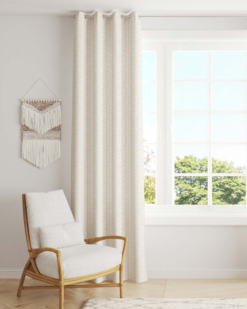 Printed Curtain 446 — Decorative Ready-Made Window Curtain