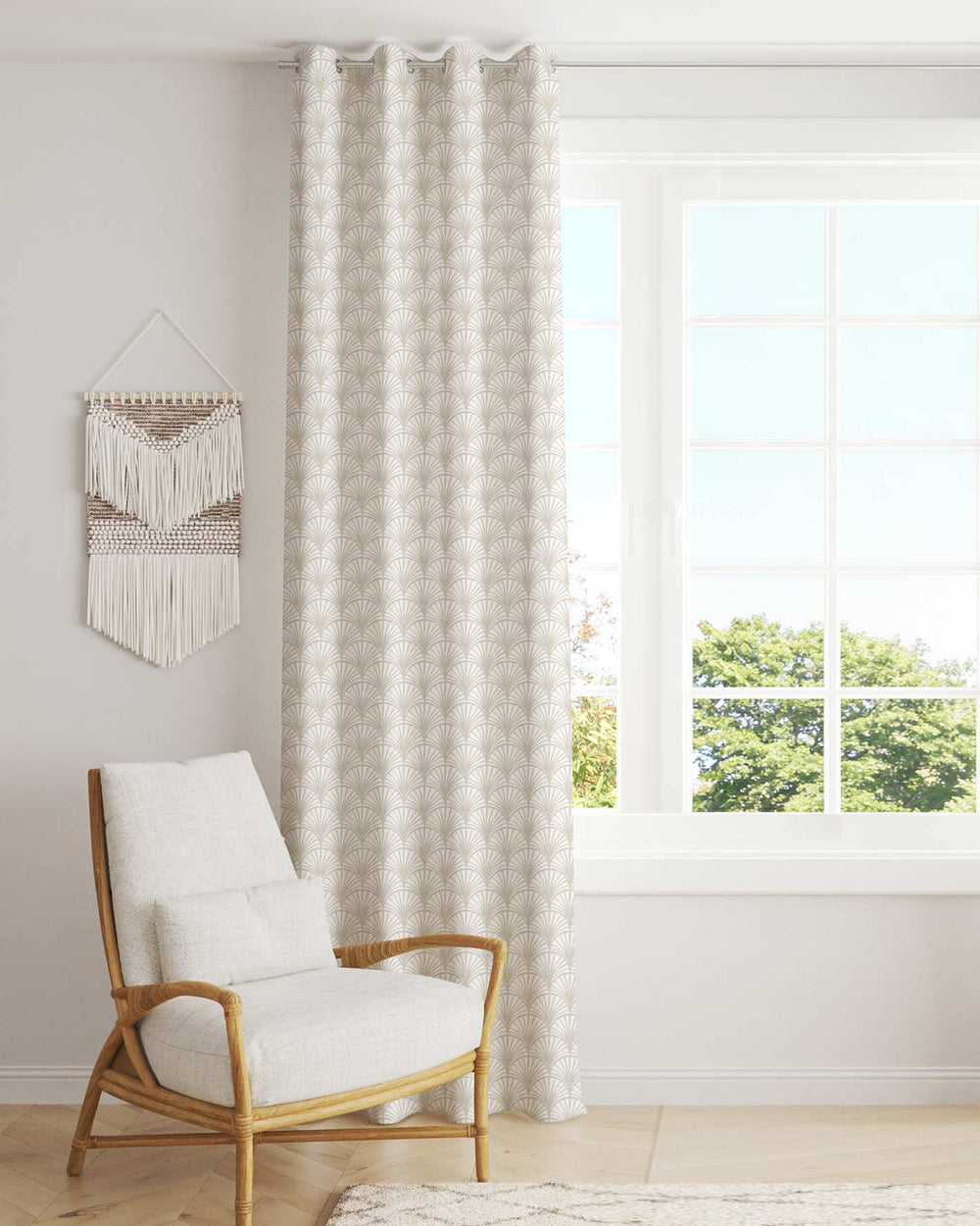 ستارة مطبوعة كود 449 — ستارة جاهزة بتصميم مطبوع فريد