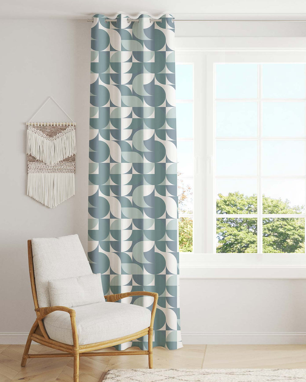 Printed Curtain 456 — Decorative Ready-Made Window Curtain