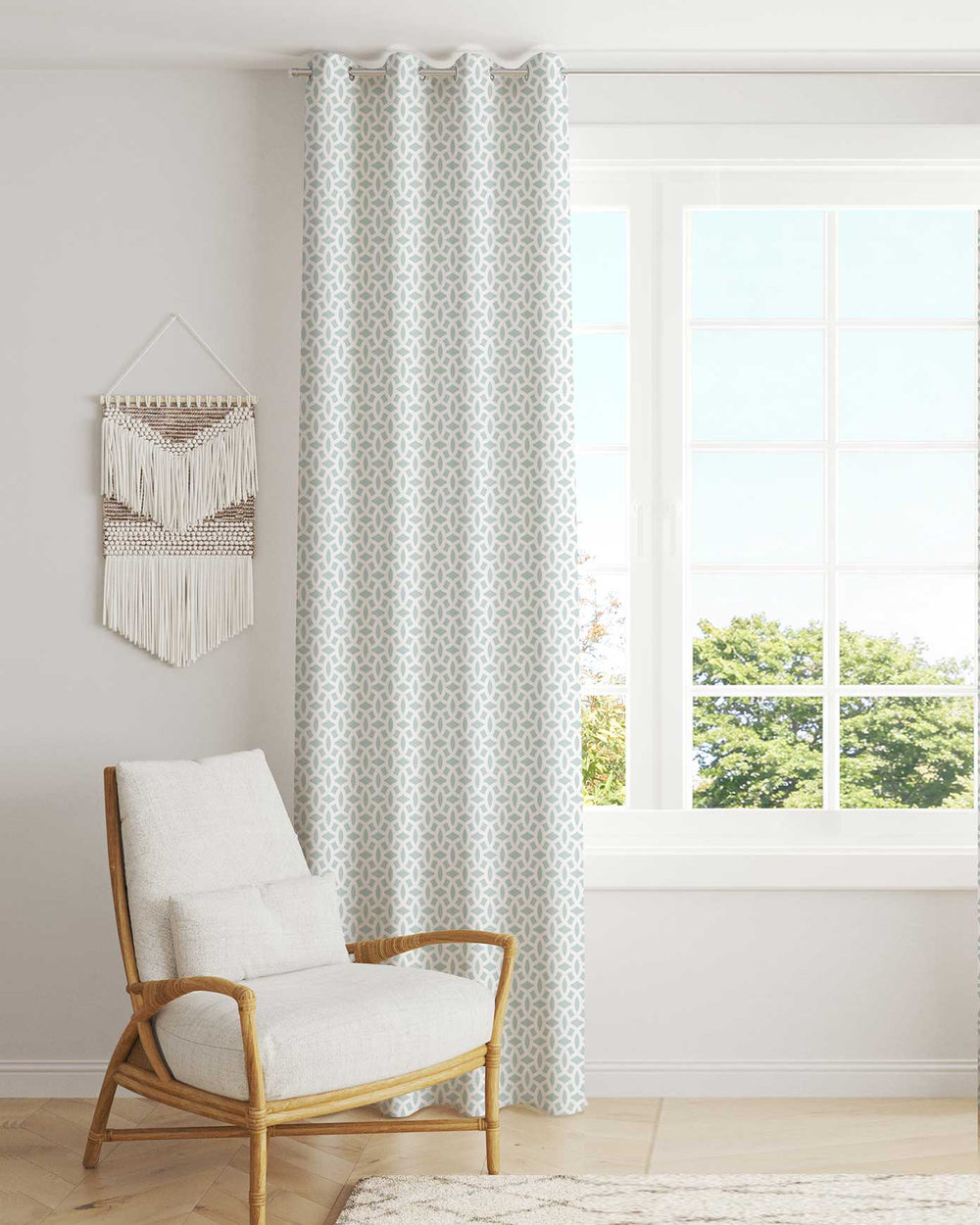 Printed Curtain 457 — Decorative Ready-Made Window Curtain