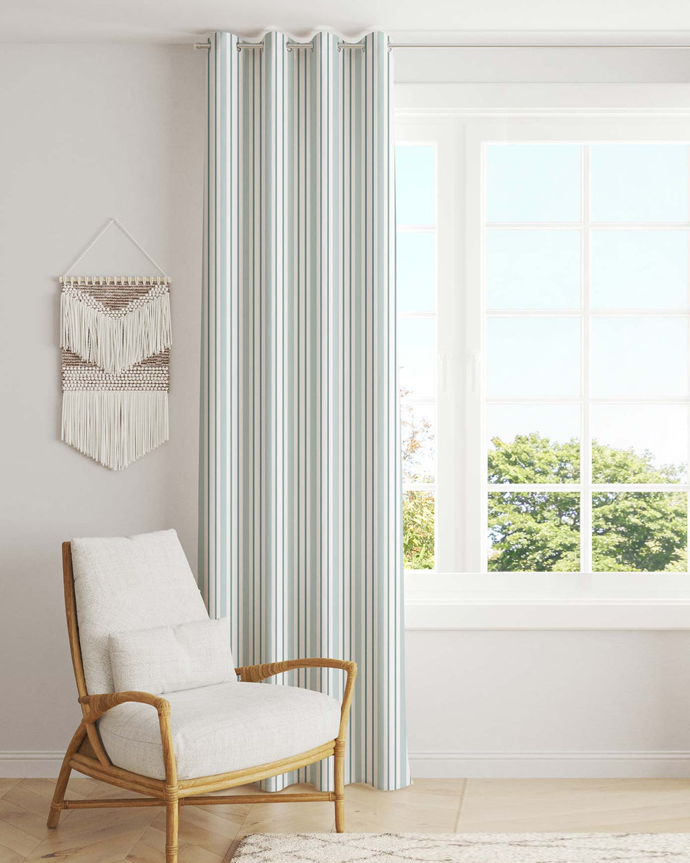 Printed Curtain 458 — Decorative Ready-Made Window Curtain
