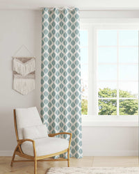 Printed Curtain 466 — Decorative Ready-Made Window Curtain - 1