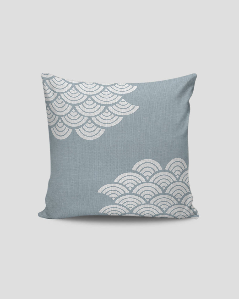 Calm Waves Cushion Cover | Soft Printed 50×50 cm