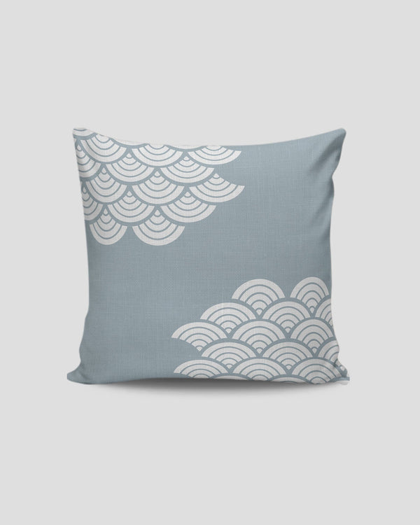 Calm Waves Cushion Cover | Soft Printed 50×50 cm