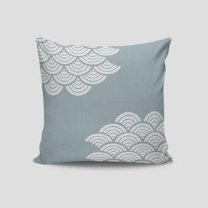 Calm Waves Cushion Cover | Soft Printed 50×50 cm