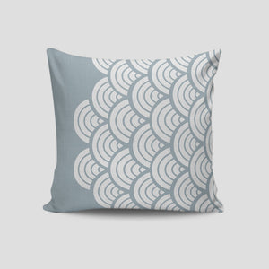 Calm Waves Cushion Cover | Soft Printed 50×50 cm