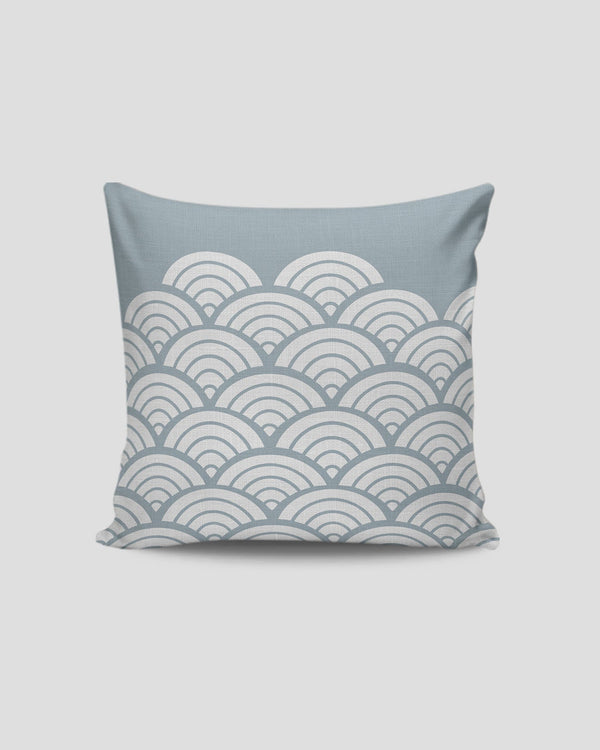 Calm Waves Cushion Cover | Soft Printed 50×50 cm