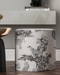 Printed Pouf 00300 — Decorative Floor Pouf 50×50 cm - 1
