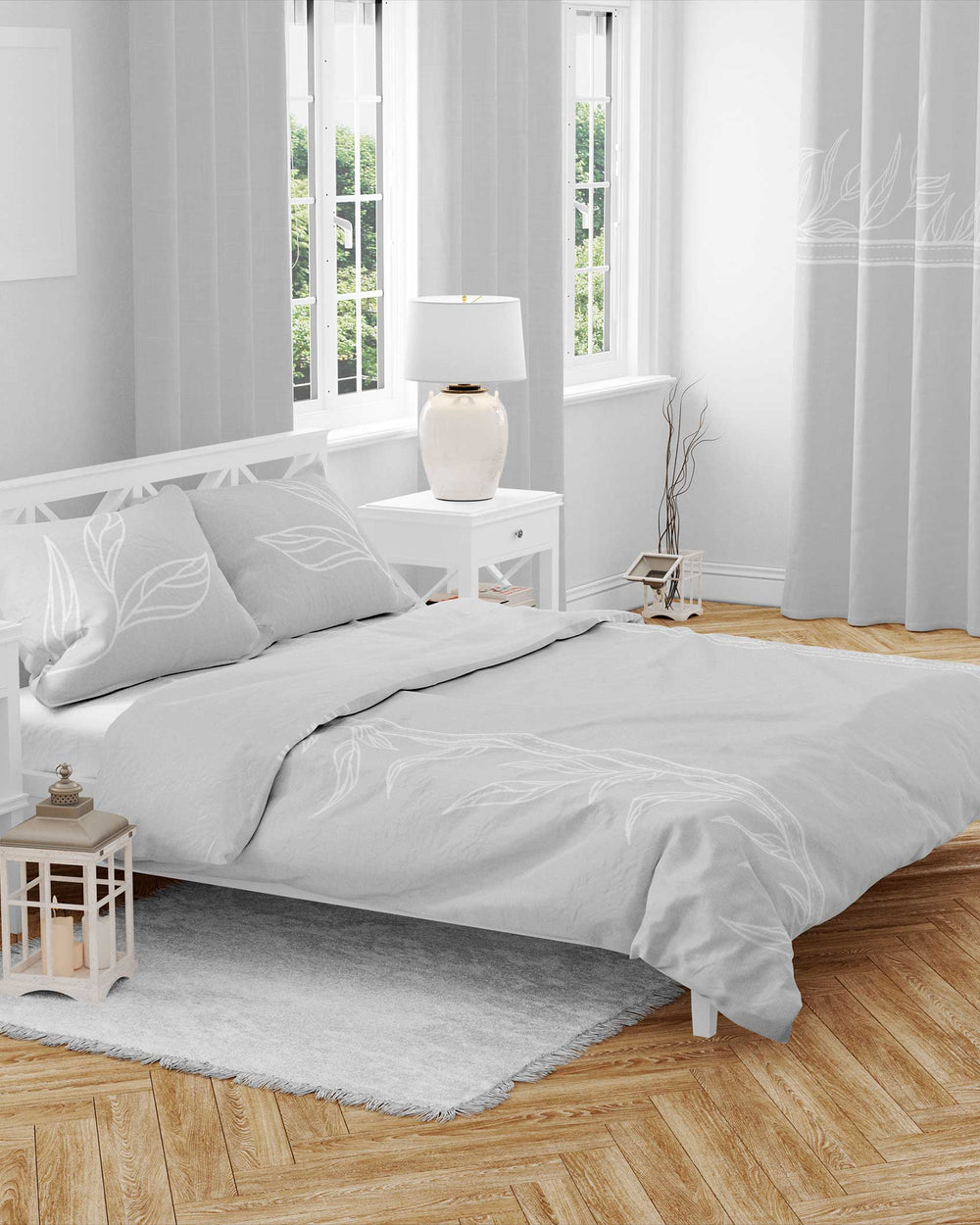 Printed Comforter Set 145 | Single Size 220×180 cm