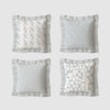 Ruffles Cushion Set | Textured Ruffle Design 50×50 cm