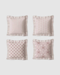 Ruffles Cushion Set | Textured Ruffle Design 50×50 cm - 1