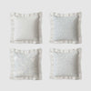 Ruffles Cushion Set | Textured Ruffle Design 50×50 cm
