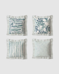 Ruffles Cushion Set | Textured Ruffle Design 50×50 cm - 1