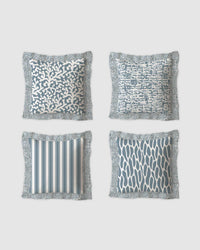 Ruffles Cushion Set | Textured Ruffle Design 50×50 cm - 1