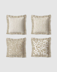 Ruffles Cushion Set | Textured Ruffle Design 50×50 cm - 1