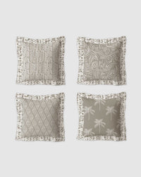 Ruffles Cushion Set | Textured Ruffle Design 50×50 cm - 1
