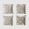 Ruffles Cushion Set | Textured Ruffle Design 50×50 cm