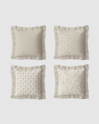 Ruffles Cushion Set | Textured Ruffle Design 50×50 cm - 1