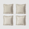 Ruffles Cushion Set | Textured Ruffle Design 50×50 cm