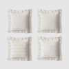 Ruffles Cushion Set | Textured Ruffle Design 50×50 cm