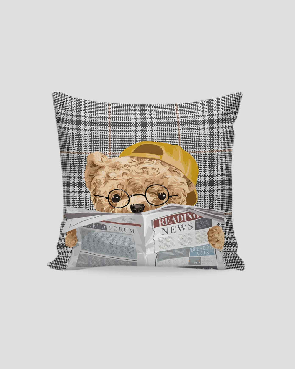 Digital Printed Cushion 476-01 — Fiber-Filled Cushion 45×45 cm