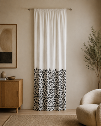 Printed Curtain 655 — Decorative Ready-Made Window Curtain - 1