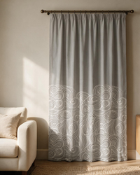 Printed Curtain 723 — Decorative Ready-Made Window Curtain - 1