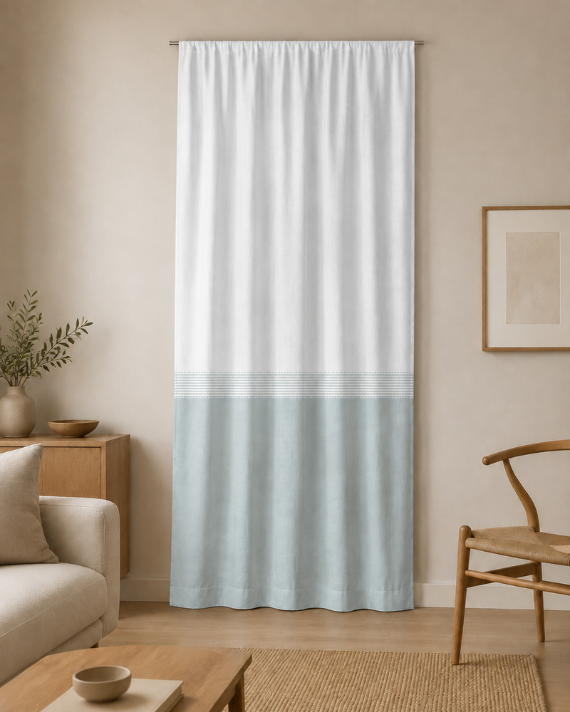 Printed Curtain 666 — Decorative Ready-Made Window Curtain