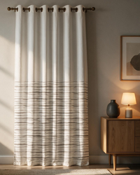 Printed Curtain 740 — Decorative Ready-Made Window Curtain - 1
